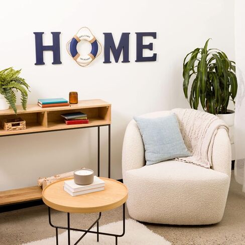 Charm&Siren Home Sign with Life Preserver, Nautical Decor in Kuwait