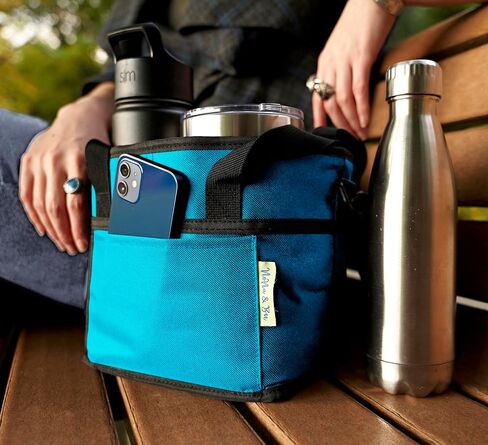 NoNa & Bee Family Size 4 Compartment Multiple Water Bottle Carrier Caddy Holder with Strap |Adjustable Insert Fits Large & Small Drinks |Won't Tip Over in Car in Saudi Arabia