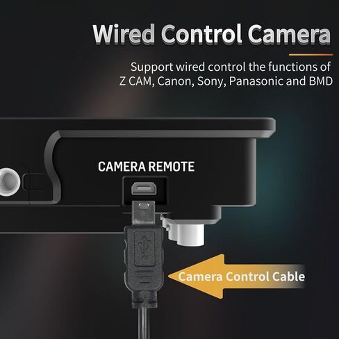 شاشة مراقبة ميدانية لكاميرا PortKeys BM5 III WR مقاس 5.5 بوصة DSLR، شاشة تحكم في الكاميرا اللاسلكية 2200Nit SDI HDMI لـ RED Komodo / BMPCC4 / 6K 6K Pro، تحكم سلكي لـ Canon Sony Z Cam TILTA Nucleus (لسوني) in Kuwait