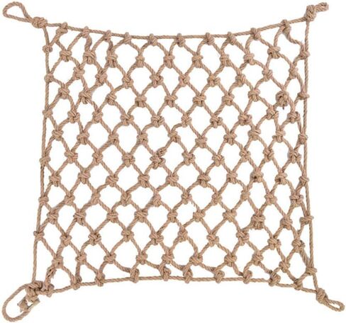 Cargo Net Rope Ladder Hemp Net, Child Safety Net, Anti-Fall Stair Nets, Fence Nets, Ceiling Decorative Nets, Hammocks,Mesh Hemp Rope Net Support Customization Safety Rope Net for Kids in Saudi Arabia