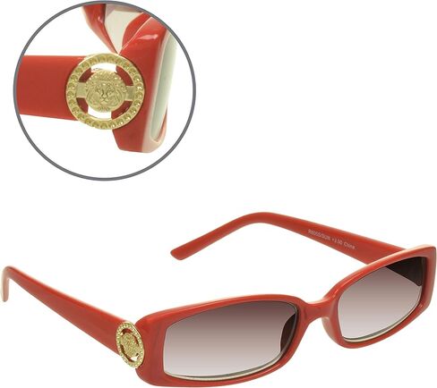 proSPORT Full Lens Reading Sunglass Tinted Readers Women Small Gold or Silver Lion Crest Medusa Emblem Logo NOT BIFOCAL in Kuwait