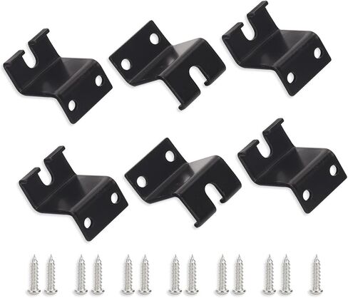 MWEDP 6-pcs T-Lock Clips Hooks Wall Mounts Invisible Shelf, for Tonal Adapters Gym Floating Accessory Shelf, Fits Hanging Home Gym Organizer Storage in Saudi Arabia