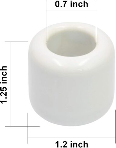 10 pcs Ceramic Chime Candle Holder Set, Great for Casting Chimes, Rituals, Spells, Vigil, Witchcraft, Wiccan Supplies & More (ASSORTED) in Saudi Arabia