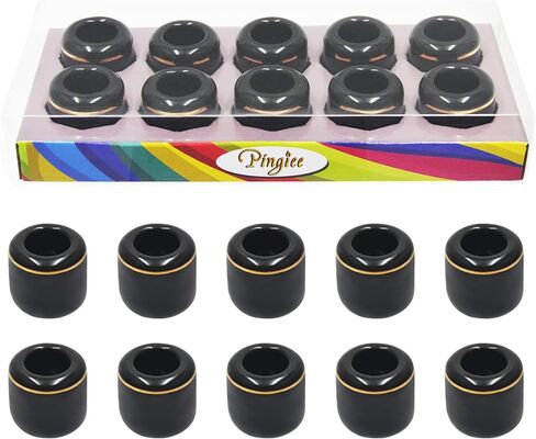 10 pcs Ceramic Chime Candle Holder Set, Great for Casting Chimes, Rituals, Spells, Vigil, Witchcraft, Wiccan Supplies & More (ASSORTED) in Saudi Arabia