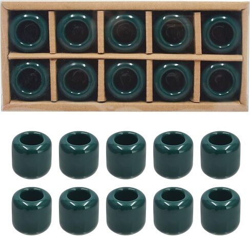 10 pcs Ceramic Chime Candle Holder Set, Great for Casting Chimes, Rituals, Spells, Vigil, Witchcraft, Wiccan Supplies & More (ASSORTED) in Saudi Arabia