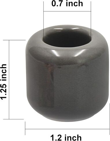 10 pcs Ceramic Chime Candle Holder Set, Great for Casting Chimes, Rituals, Spells, Vigil, Witchcraft, Wiccan Supplies & More (ASSORTED) in Saudi Arabia
