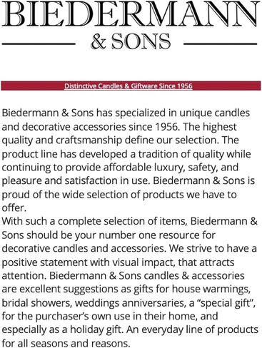 biedermann & SONS نحاس الشمعدان حوامل (صندوق من 6), 3. 75 بوصة " in Kuwait