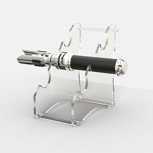WANLIAN Lightsaber Display Stand Lightsaber Stand Desktop Acrylic Lightsaber Hilt Stand for Display Light Saber,Sword Stand (Black) in Saudi Arabia
