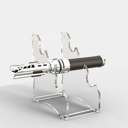 WANLIAN Lightsaber Display Stand Lightsaber Stand Desktop Acrylic Lightsaber Hilt Stand for Display Light Saber,Sword Stand (Black) in Saudi Arabia
