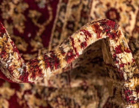 سجادة منطقة Loom Voyage الفريدة ذات التصميم الشرقي الكلاسيكي المعقد (2' 7 × 10' 0، أحمر/ذهبي) in Kuwait