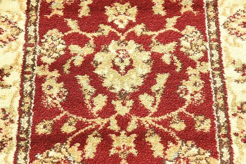 سجادة منطقة Loom Voyage الفريدة ذات التصميم الشرقي الكلاسيكي المعقد (2' 7 × 10' 0، أحمر/ذهبي) in Kuwait