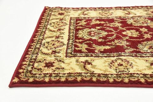 سجادة منطقة Loom Voyage الفريدة ذات التصميم الشرقي الكلاسيكي المعقد (2' 7 × 10' 0، أحمر/ذهبي) in Kuwait