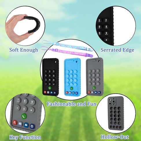 Teething Toys for Babies 0-6 Months 6-12 Months, Baby Toys 6 to 12 Months 0-6 Months, Baby Teething Toys, Baby Teether Toys, Teethers for Babies 0-6 Months 6-12 Months, Phone Baby Teethers 0-6 Months in Saudi Arabia