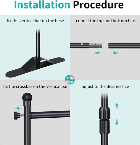RUIFUTU Photo Backdrop Banner Stand 8.5x 10.8ft Adjustable Telescopic Trade Show Display Stand Step and Repeat Frame Stand for Professional Photography Booth Background in Saudi Arabia