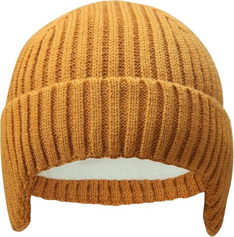 قبعة شتوية للأطفال من ماكس نوفا، قبعة صغيرة، قبعة محبوكة بغطاء للأذن للأولاد والبنات من عمر 0 ​​إلى 8 سنوات in Kuwait