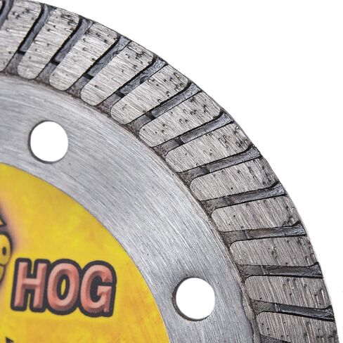 Delta Diamond Boss Hog 12 Inch Turbo Premium Diamond Blade for Masonry, Brick, Block, Pavers, Concrete, Stone, Wet/Dry Cutting, Continuous Rim (12") in Kuwait