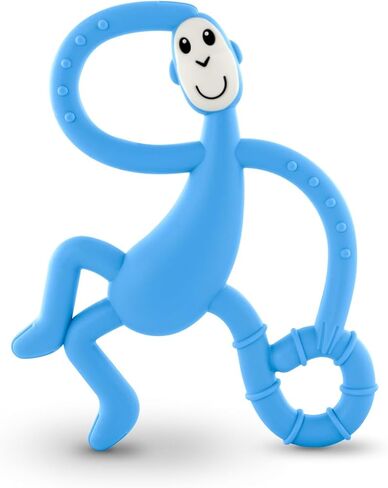 Matchstick Monkey Dancing Monkey Teething Toy, Light Blue in Kuwait