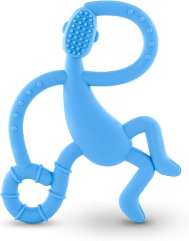 Matchstick Monkey Dancing Monkey Teething Toy, Light Blue in Kuwait
