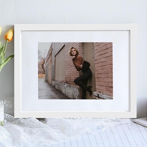 جولدكبرو اطارات صور مقاس 12 × 16 انش، مجموعة من 3 اطارات صور خشبية، اطارات صور كبيرة لتزيين الحائط او سطح الطاولة، ابيض in Saudi Arabia