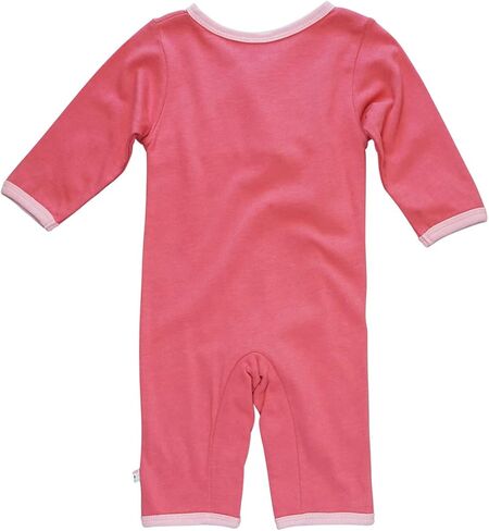 Babysoy Newborn Baby Infant Unisex Kimono Side Snap Long Sleeve Onepiece Romper Coverall in Saudi Arabia