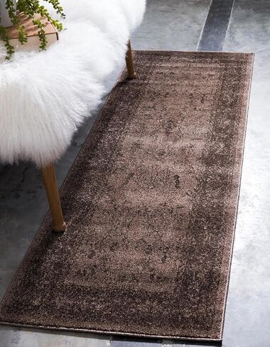 Rugs.com Miranda Collection Rug – 2' 2 x 3' Blue Medium Rug Perfect for Entryways, Kitchens, Breakfast Nooks, Accent Pieces in Saudi Arabia