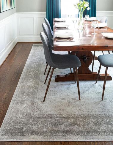 Rugs.com Miranda Collection Rug – 2' 2 x 3' Blue Medium Rug Perfect for Entryways, Kitchens, Breakfast Nooks, Accent Pieces in Kuwait