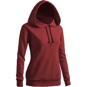 CLOVERY Women's Solid Hoodie Pocket Long Sleeve Hoodie