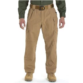 5.11 Tactical Men's Active Work Pants, Superior Fit, Double Reinforced, 100% Cotton, Style 74251