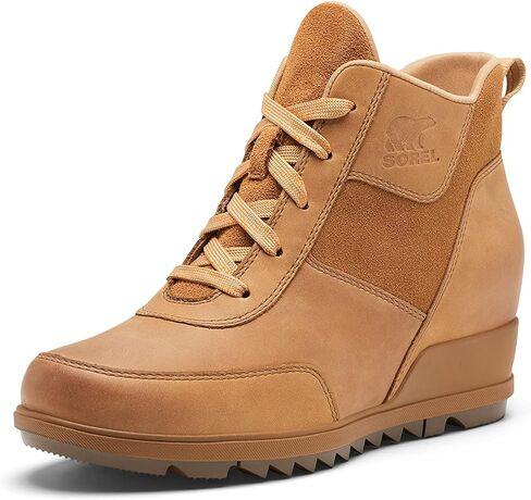 Sorel Women's Evie Sport Lace Bootie — Waterproof Suede & Leather — Wedge Ankle Sneaker — Booties in Saudi Arabia
