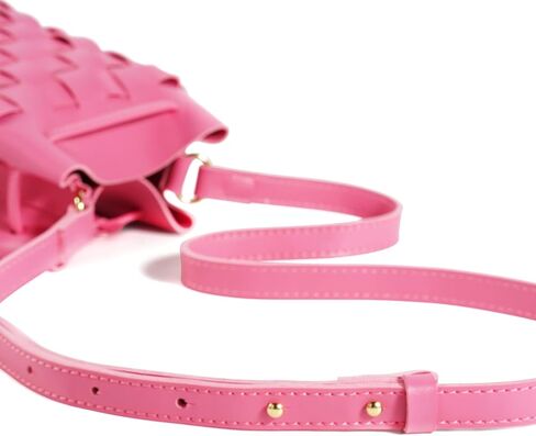 TIJN Tote Bag for Women, Mini Bucket Crossbody Top-Handle Vegan Leather Small Sized Retro Handbag (Ailin) in Kuwait