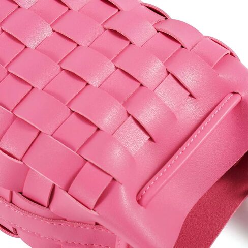 TIJN Tote Bag for Women, Mini Bucket Crossbody Top-Handle Vegan Leather Small Sized Retro Handbag (Ailin) in Kuwait