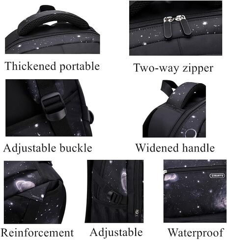 EKUIZAI Dinosaur Print Elementary Trolley Backpack for Boys Middle School student Carry-on Luggage Bookbag with Wheels in Kuwait