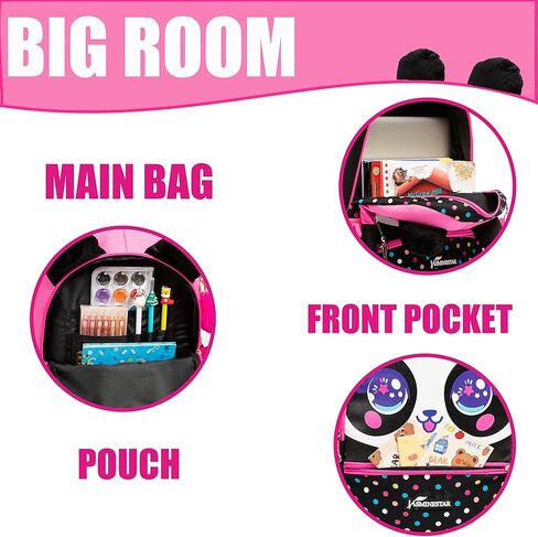 MYHSBYO Rolling Backpack for Girls Kids Backpack with Wheels Roller Backpack with Wheels Set for Elementary Students Carry on Luggage Bookbag with Roller in Kuwait