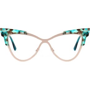 Zeelool Oversized Cat Eye Glasses Frame with Non-prescription Clear Lens Fashion Eyewear Glasses for Women in Saudi Arabia