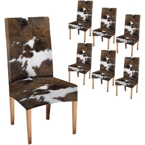 TOMWISH Ink Chair Covers for Dining Room Set of 4,Spandex Stretch Dining Room Chair Cover,Removable Washable Kitchen Parsons Chair Covers Seat Slipcovers