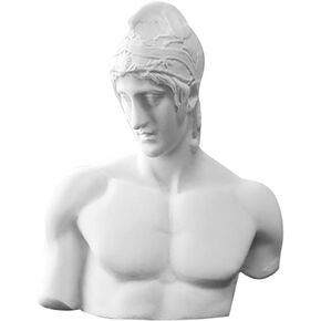 Queenbox Mini Ares Statue Ancient Greek Mythology Character Statue Decoration Resin Bust Sketch Practice Model in Kuwait