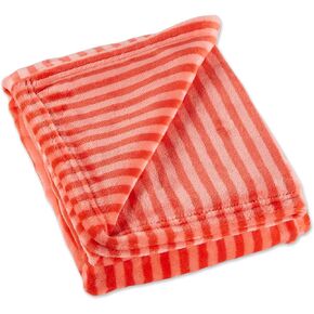 بطانية للحيوانات الأليفة مصنوعة من الألياف الدقيقة أحادية اللون مخططة على شكل عظمة جافة، مقاس 36 × 48 بوصة، باللون الأحمر in Kuwait