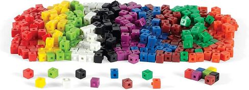 hand2mind Centimeter Cubes, Math Linking Cubes, Plastic Cubes, Snap Blocks, Color Sorting, Connecting Cubes, Math Manipulatives, Counting Cubes for Kids Math, Math Cubes, Math Counters (Set of 500) in Saudi Arabia