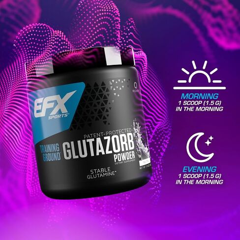 EFX Sports Training Ground Glutazorb Caps | Highly Concentrated, pH Correct Glutamine Pill Supplement | Digestion & Immune Support | 60 Servings, 120 Capsules in Saudi Arabia