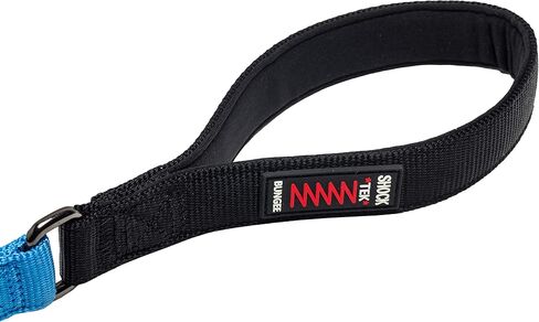 Franklin Pet Supply - Nylon Dog Leash - Comfort - Neoprene Handles- Shok-Tek Bungee System - 4 Foot - Dog Training - Walking in Saudi Arabia