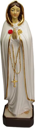 PSYHILAR 7.5 بوصة روزا ميستيكا فيرجن ماريا إستاتوا، تمثال الأم العذراء مريم الكاثوليكية في الأماكن المغلقة in Kuwait