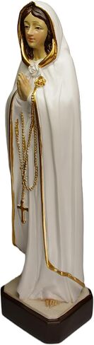 PSYHILAR 7.5 بوصة روزا ميستيكا فيرجن ماريا إستاتوا، تمثال الأم العذراء مريم الكاثوليكية في الأماكن المغلقة in Kuwait