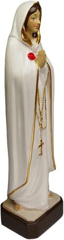 PSYHILAR 7.5 بوصة روزا ميستيكا فيرجن ماريا إستاتوا، تمثال الأم العذراء مريم الكاثوليكية في الأماكن المغلقة in Kuwait