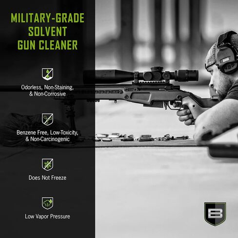 Breakthrough Clean Technologies Military-Grade Handgun and Rifle Cleaning Solvent, Grease Remover - 6oz/2oz/15ml/32oz Spray Bottle in Saudi Arabia
