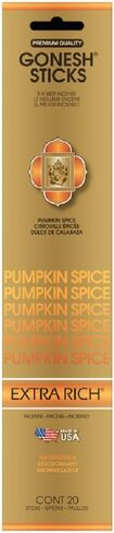 Gonesh Incense Sticks Extra Rich Collection Pumpkin Spice, 20 Piece in Saudi Arabia