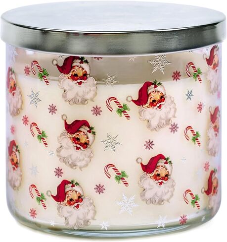 شمعة رقاقات الثلج، شمعة معطرة Let it Snow Winter، كبيرة 3 فتائل، 14 أونصة رقاقات الثلج in Kuwait