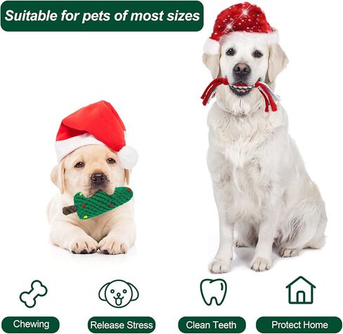 Pedgot 6 قطع عيد الميلاد الكلب مضغ لعبة الكلب حبل اللعب حلوى قصب الحيوانات الأليفة مضغ اللعب مضغ التدريب اللعب أنماط متنوعة للكلاب الصغيرة والمتوسطة الكبيرة in Kuwait