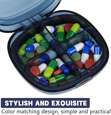 منظم حبوب منع الحمل للسفر، صناديق طبية، حاوية فيتامين لمكملات زيت السمك in Kuwait