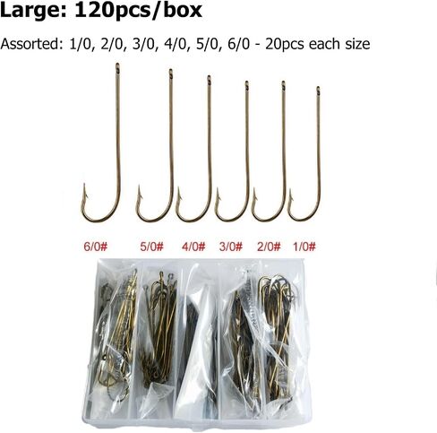 100pcs Long Shank Fishing Hooks High Carbon Steel Fly Tying Jig Hooks Super Sharp Barbed Hook Tips Tan Color 13 Sizes for Choice in Saudi Arabia
