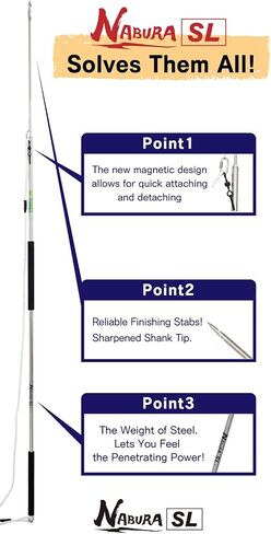 FUNKS NABURA SL Harpoon for Fishing Tuna Large Fish Marlin Fish Spear Magnet Stainless Steel in Saudi Arabia